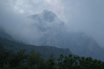 Hilarion Court, dramatic scenery