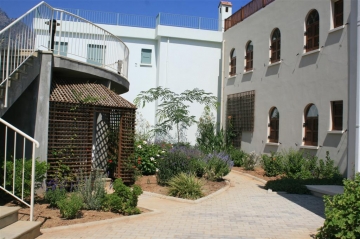 Hilarion Court, landscaped walkways